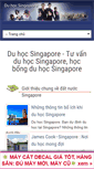 Mobile Screenshot of duhocsingapore.com