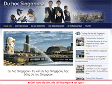 Tablet Screenshot of duhocsingapore.com